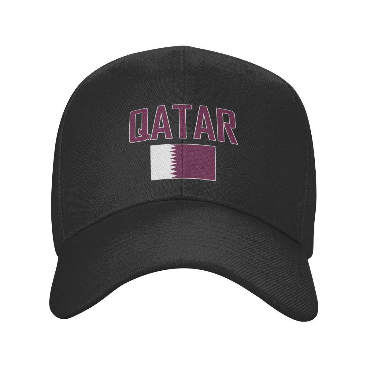 Women Fashion Qatar - QATAR Landnaam Met Vlag Zon Baseball