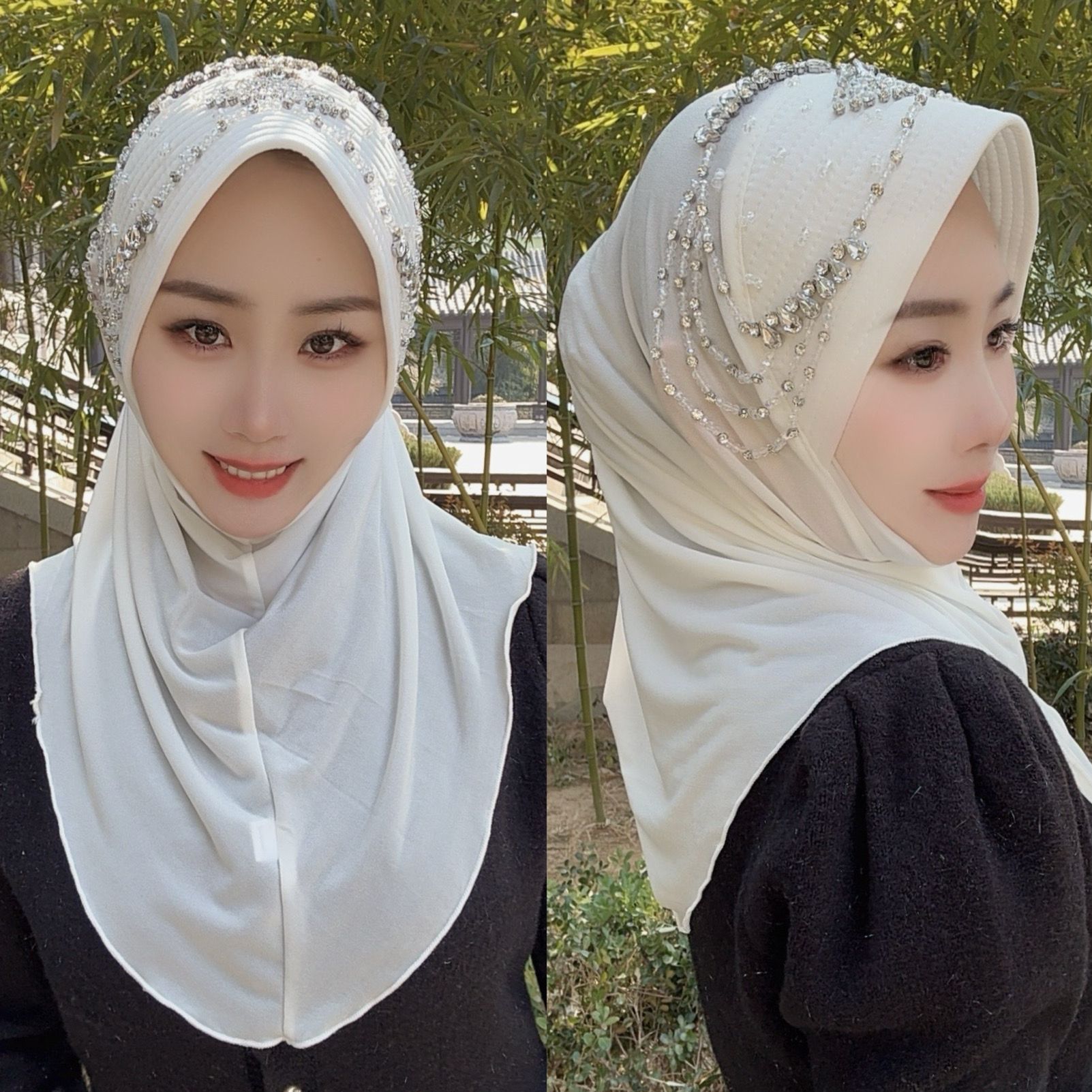Women Fashion Malaysia - Hijab moslimvrouwen shawl hoofddoek luxe kwastjes