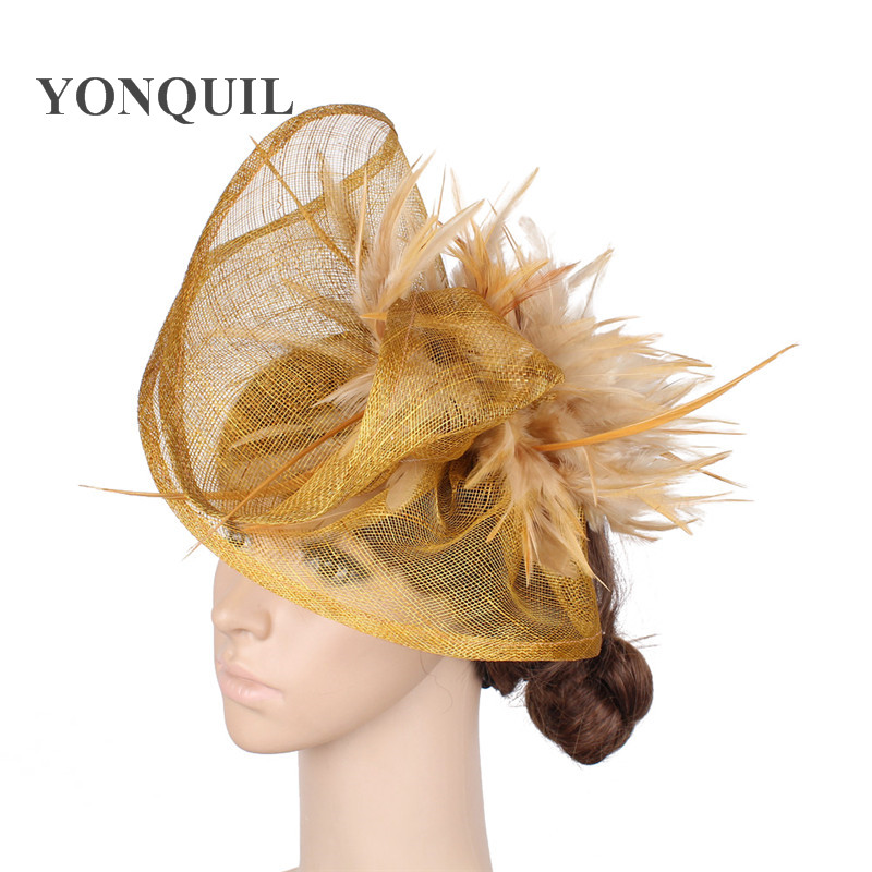 Women'S Fashion Melbourne - Gouden Derby Kentucky Hoedenzaak Sinamay Fascinators
