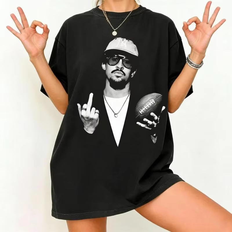 Women'S Fashion Rugby Shirt - Hot Sale Bad Bunny Rugby Poster