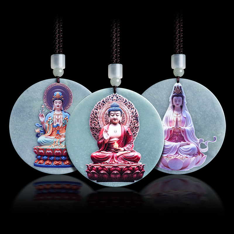 Women Fashion Designer - Myanmar Jadeïet Guanyin Hanger Ketting Mode