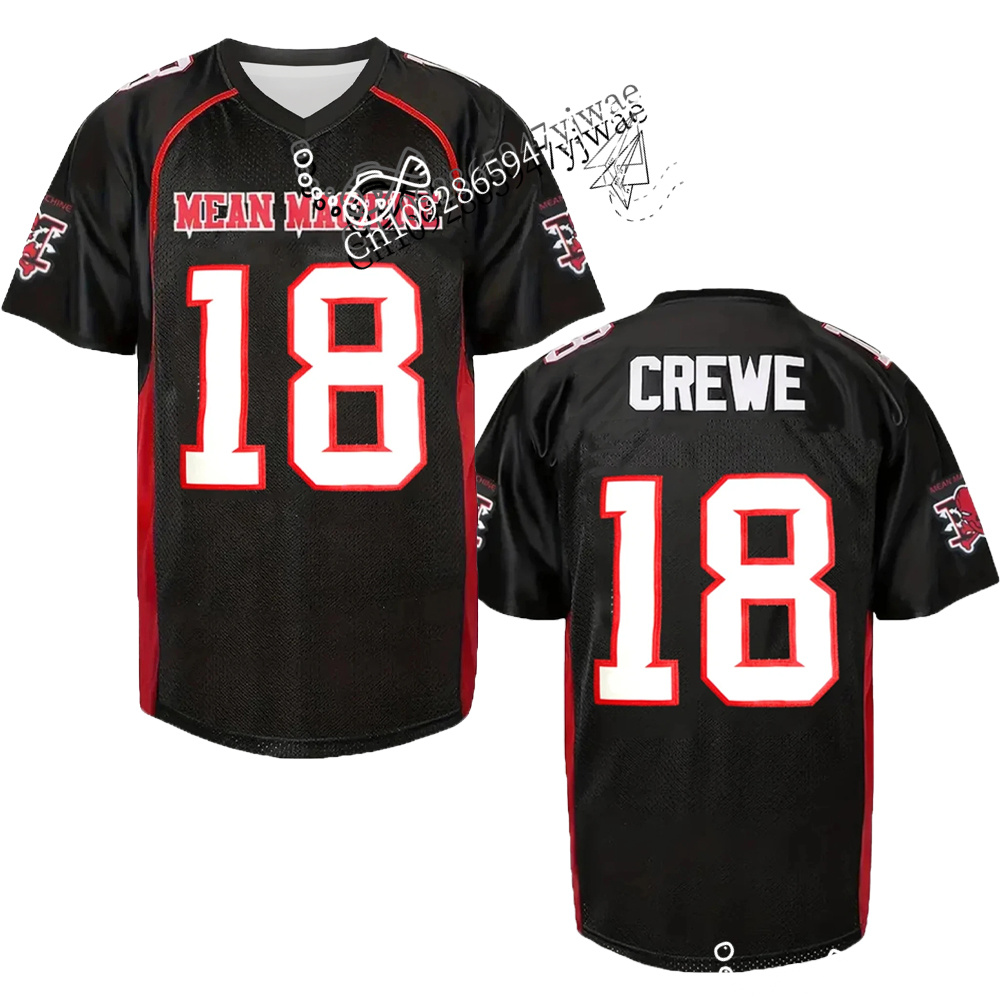 Women'S Fashion Rugby Top - The Longest Yard Mean Machine Crewe