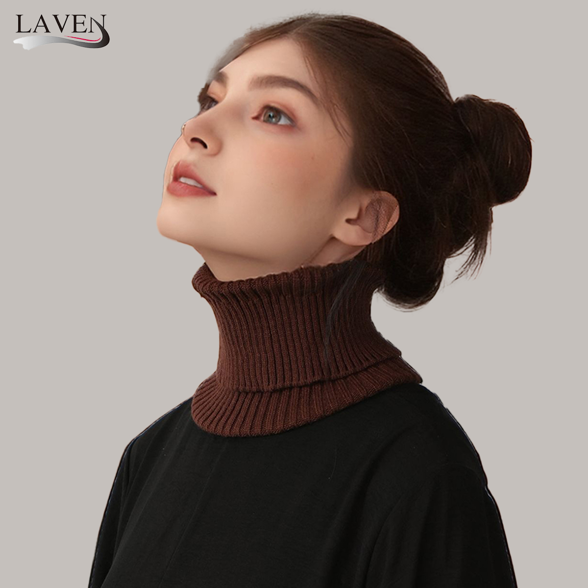 Turtleneck Bodysuit - Mode Gebreide Nep Kraag Herfst Winter