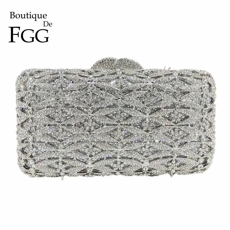 Women'S Fashion Boutique - Boutique De FGG Luxe Kristallen Clutch