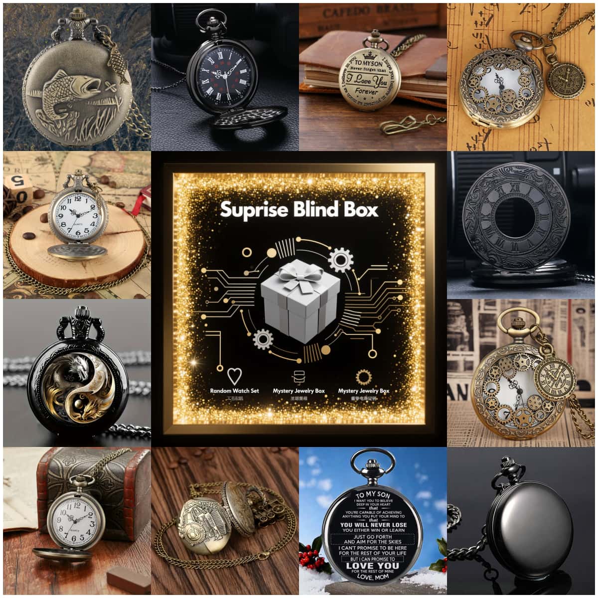 1PC Surprise Mystery Watch Bli - Women'S Fashion Quartz Watch recensie en prijs