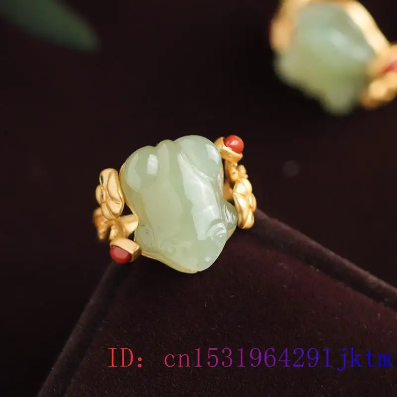 Groene Jade Kikker Ringen Char - Women Fashion Designer recensie en prijs