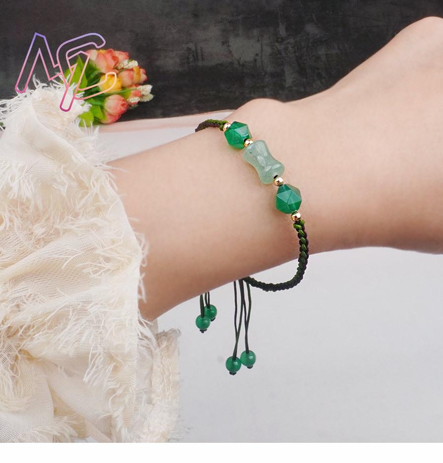 Groene natuurlijke jade kralen - Women Fashion Designer recensie en prijs