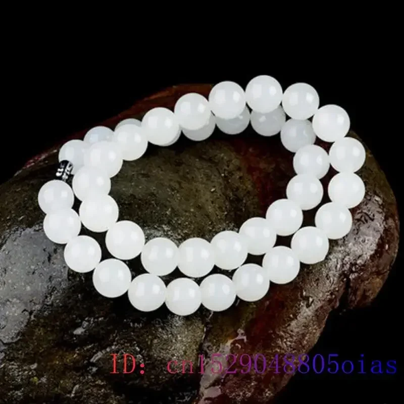 Witte Jade Kralen Ketting Kral - Women Fashion Hub recensie en prijs