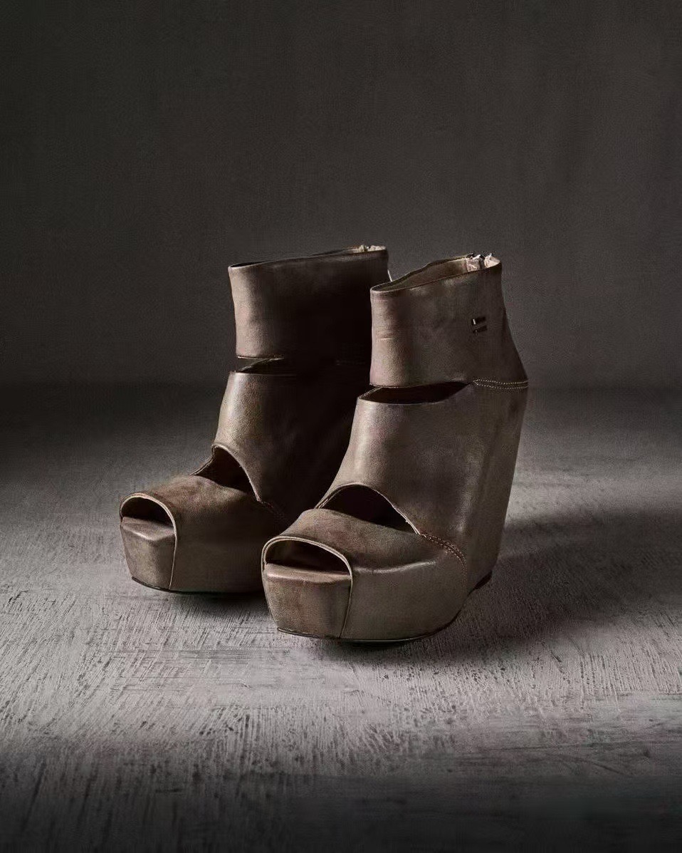 Zomer nieuwe dames vintage gri - Women'S Fashion Leather Boots recensie en prijs