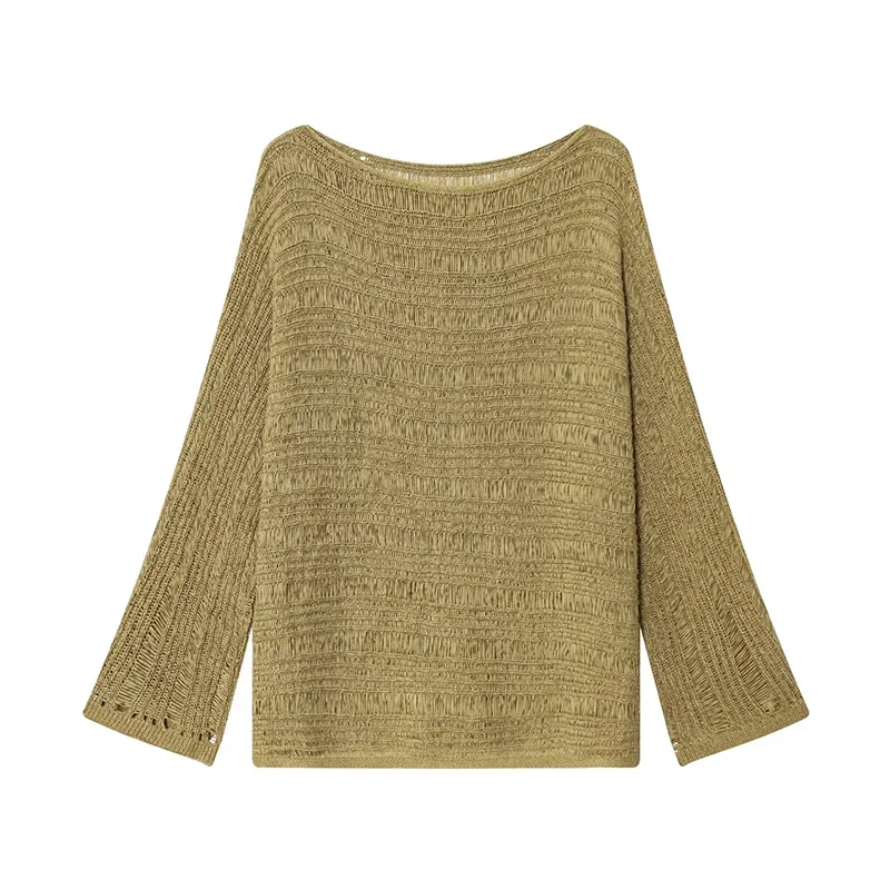 Vintage gebreide trui met boot - Women Top Fashion recensie en prijs