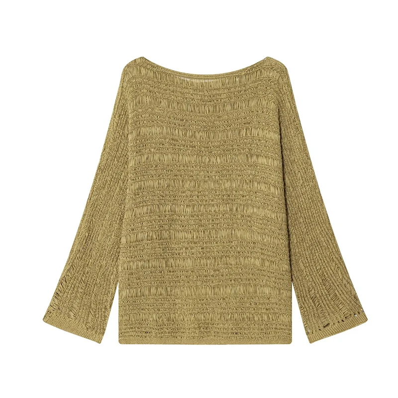 Vintage gebreide trui met boot - Women Top Fashion recensie en prijs
