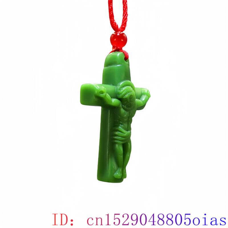 Groene Echte Jade Kruis Hanger - Women Fashion Designer recensie en prijs