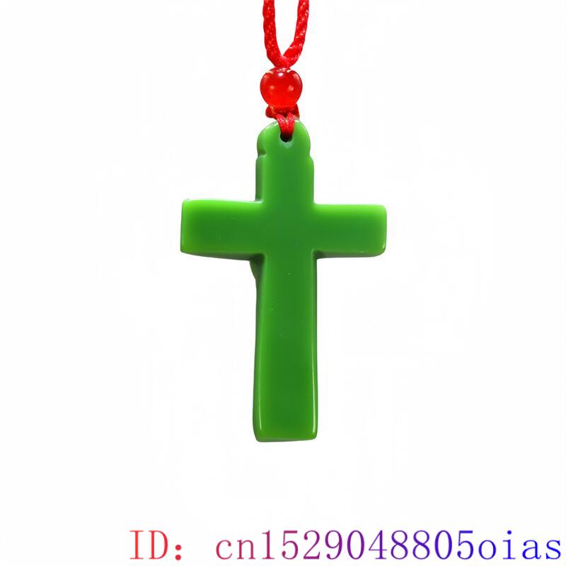 Groene Echte Jade Kruis Hanger - Women Fashion Designer recensie en prijs