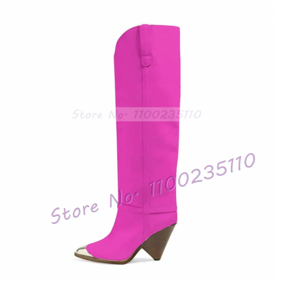 Zilveren metalen neus Tan knie - Winter Fashion Women Boots recensie en prijs