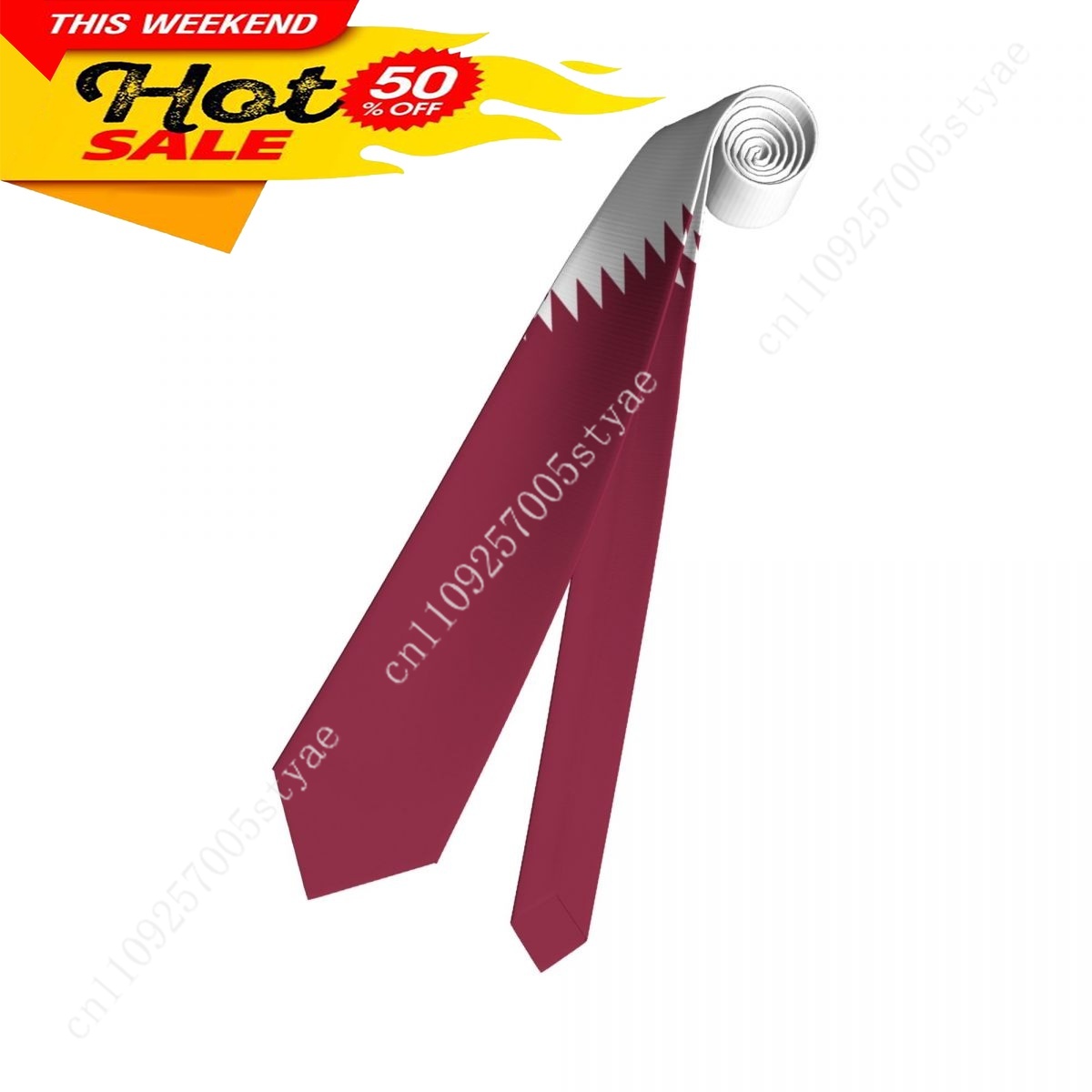 Qatar Vlag Stropdas Embleem St - Women Fashion Qatar recensie en prijs