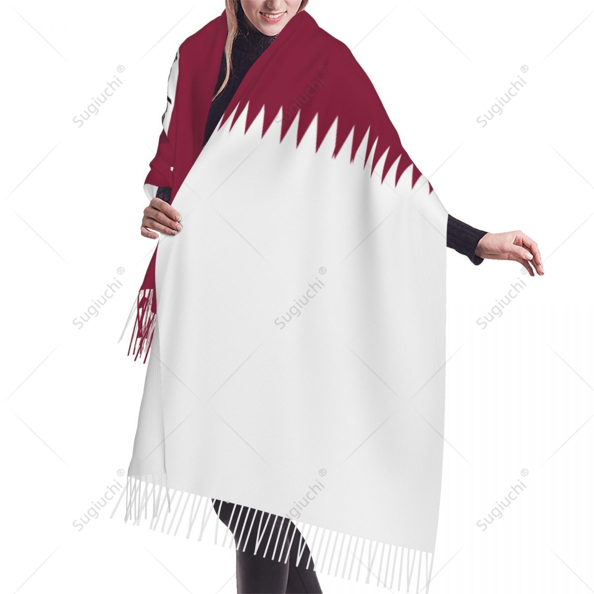 Qatar embleem vlag sjaal Pashm - Women Fashion Qatar recensie en prijs