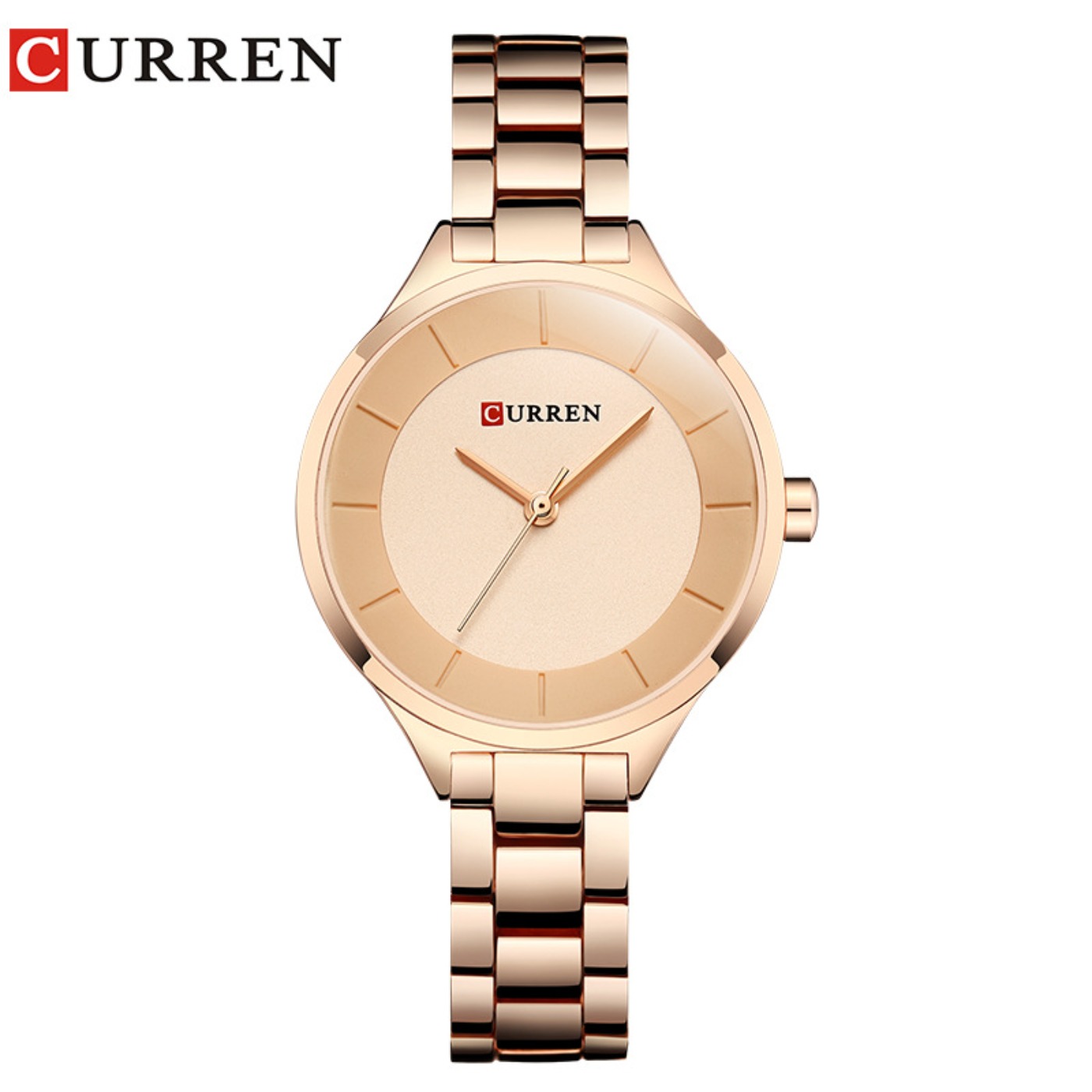 CURREN Nieuwe Eenvoudige Vrouw - Women'S Fashion Quartz Watch recensie en prijs