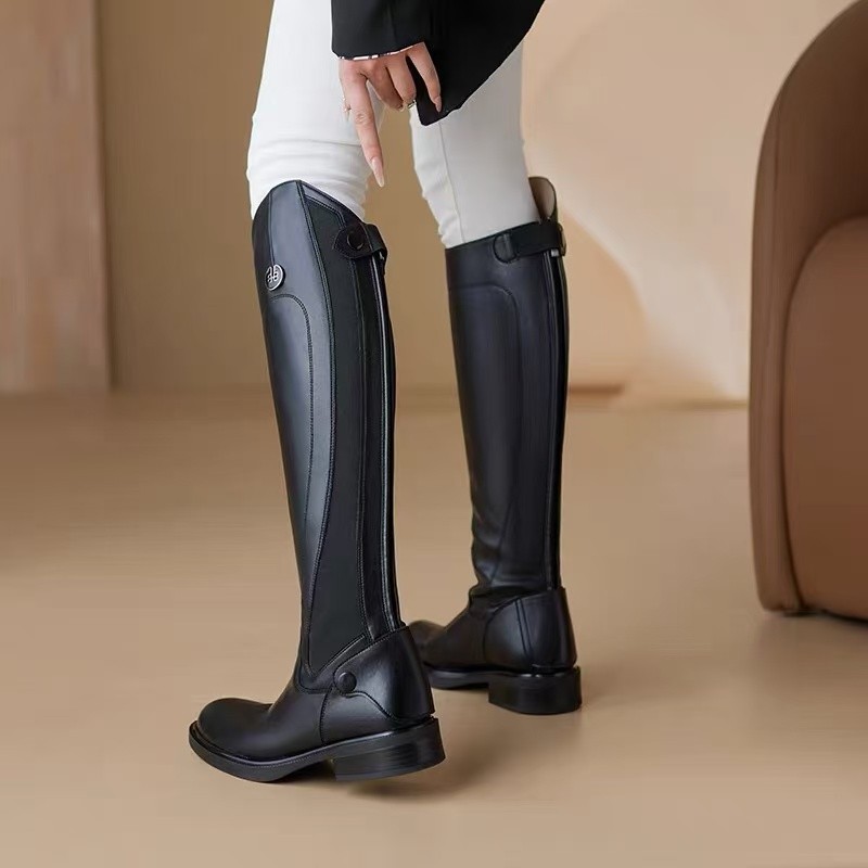 Zachte leren rijlaarzen 2026 N - Women'S Fashion Leather Boots recensie en prijs