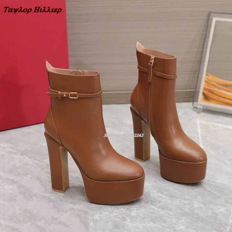 Herfst Waterdicht Platform Nud - Women'S Fashion Leather Boots recensie en prijs