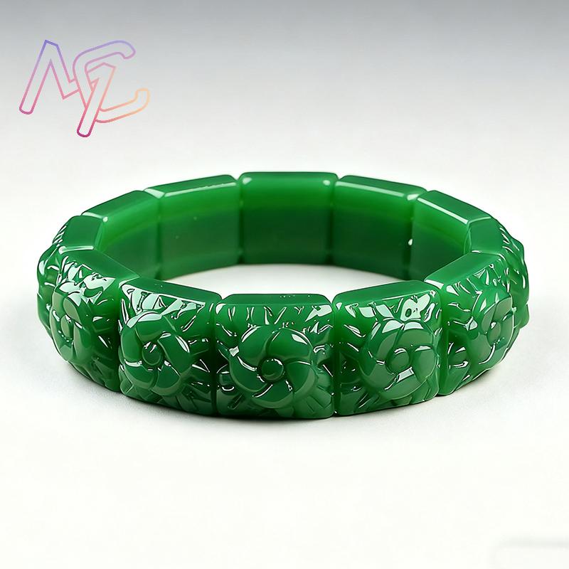 Echte Jade Bloem Armband Desig - Women Fashion Designer recensie en prijs