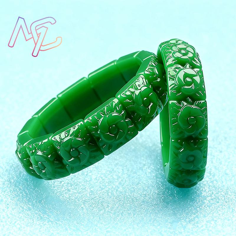 Echte Jade Bloem Armband Desig - Women Fashion Designer recensie en prijs