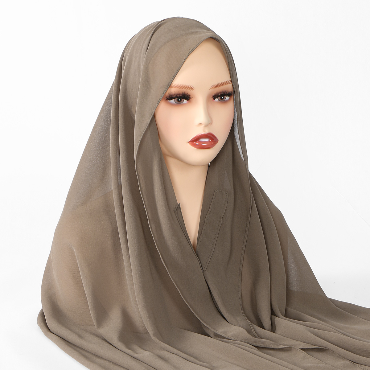 Nieuwe Lazy Chiffon Hijab met  - Women Fashion Malaysia recensie en prijs