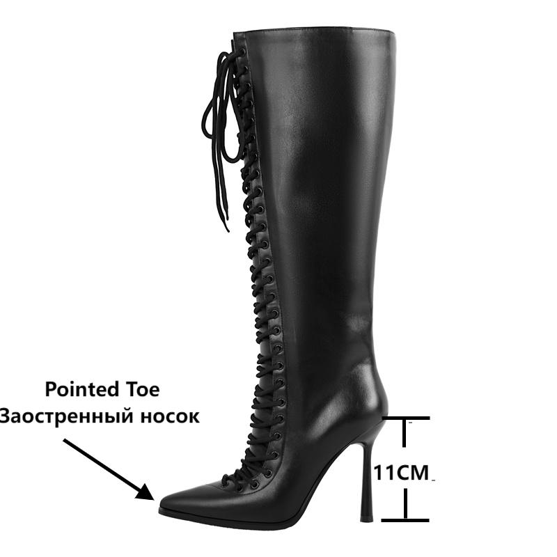 Onlymaker puntige neus veters  - Women'S Fashion Leather Boots recensie en prijs