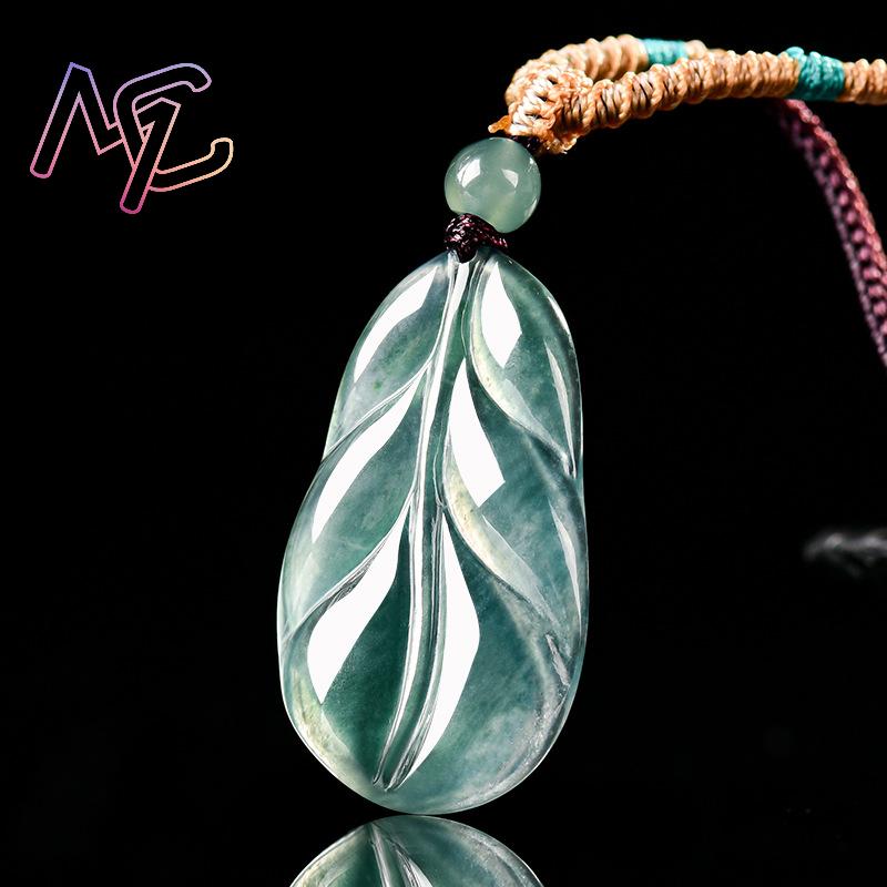 Myanmar Jadeïet Blad Hanger Ge - Women Fashion Designer recensie en prijs