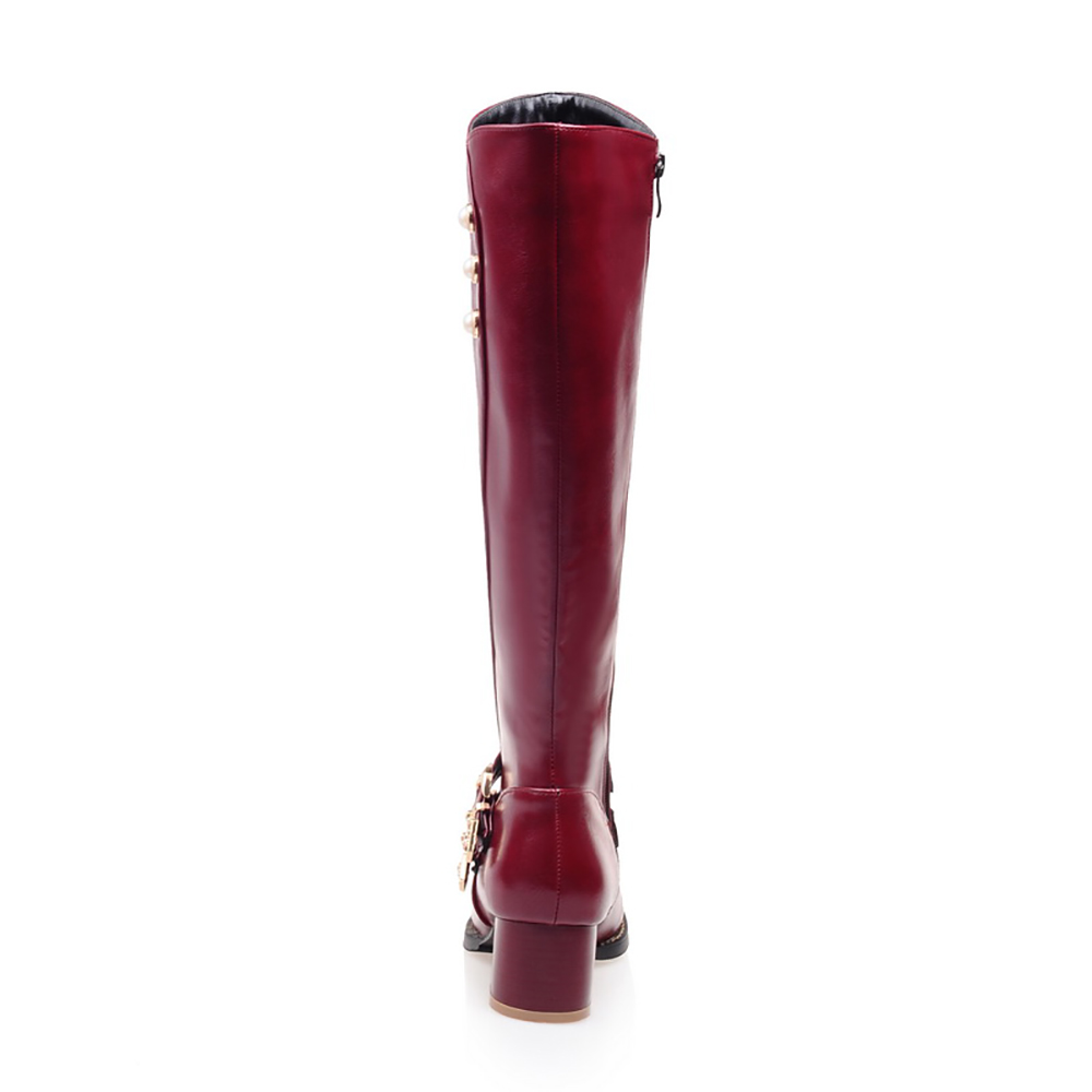 Gloednieuwe Mode Rood Zwart Vr - Winter Fashion Women Boots recensie en prijs