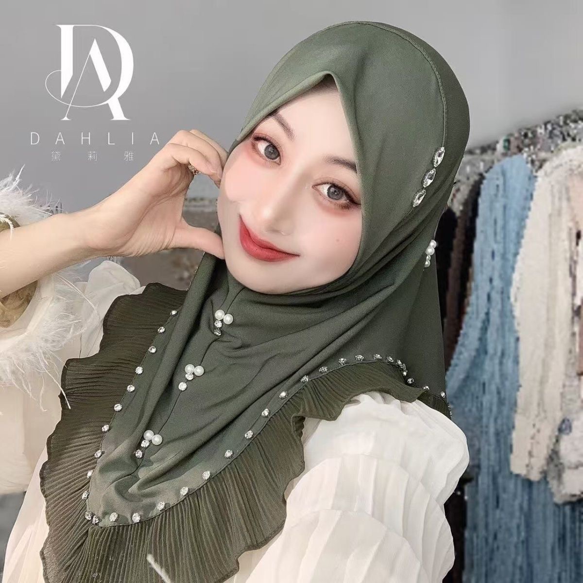 Hijab moslimvrouwen shawl hoof - Women Fashion Malaysia recensie en prijs