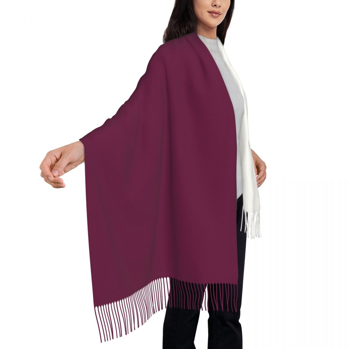 Qatar vlag dames kwastje sjaal - Women Fashion Qatar recensie en prijs
