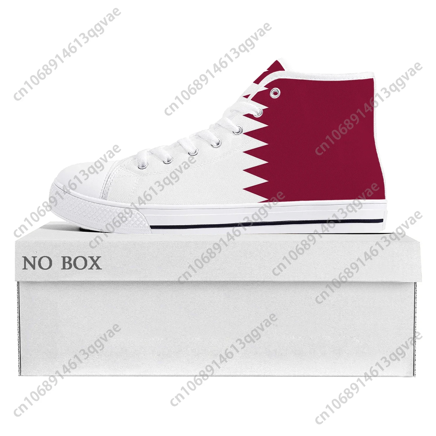 Qatar Vlag Hoge Sneakers van H - Women Fashion Qatar recensie en prijs